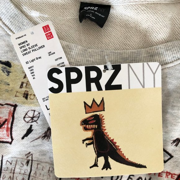Uniqlo SPRZ NY Basquiat Sweatshirt Limited Edition - Picture 4 of 7